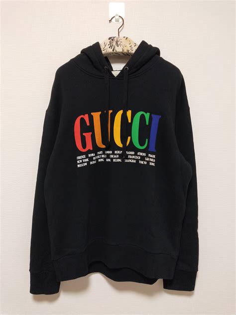 gucci cities hoodie|Gucci hoodie reflective.